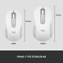 Wireless Mouse Logitech White 4000 dpi