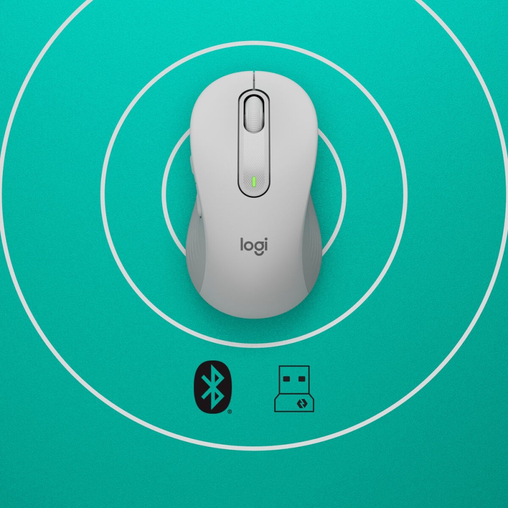 Wireless Mouse Logitech White 4000 dpi