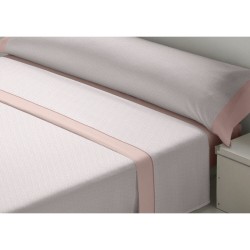 Jeu de draps D'Or JAZMIN Rose Gran lit 2 persones Franela