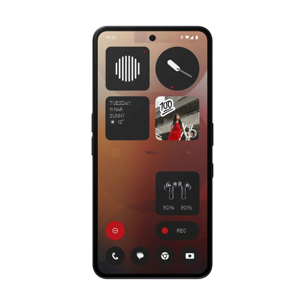 Smartphone Nothing phone A10400142 Octa Core 8 GB RAM 128 GB Schwarz