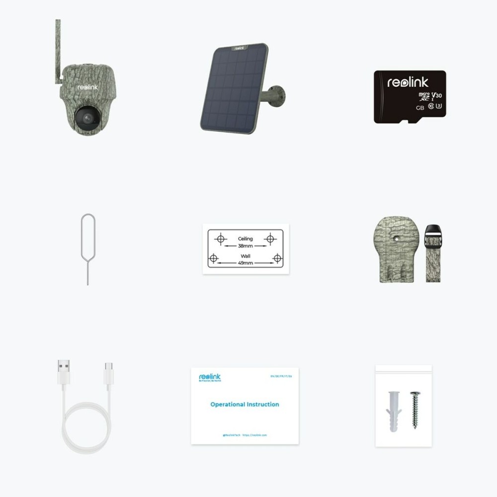 Camescope de surveillance Reolink Go Series G450 with Solar Panel