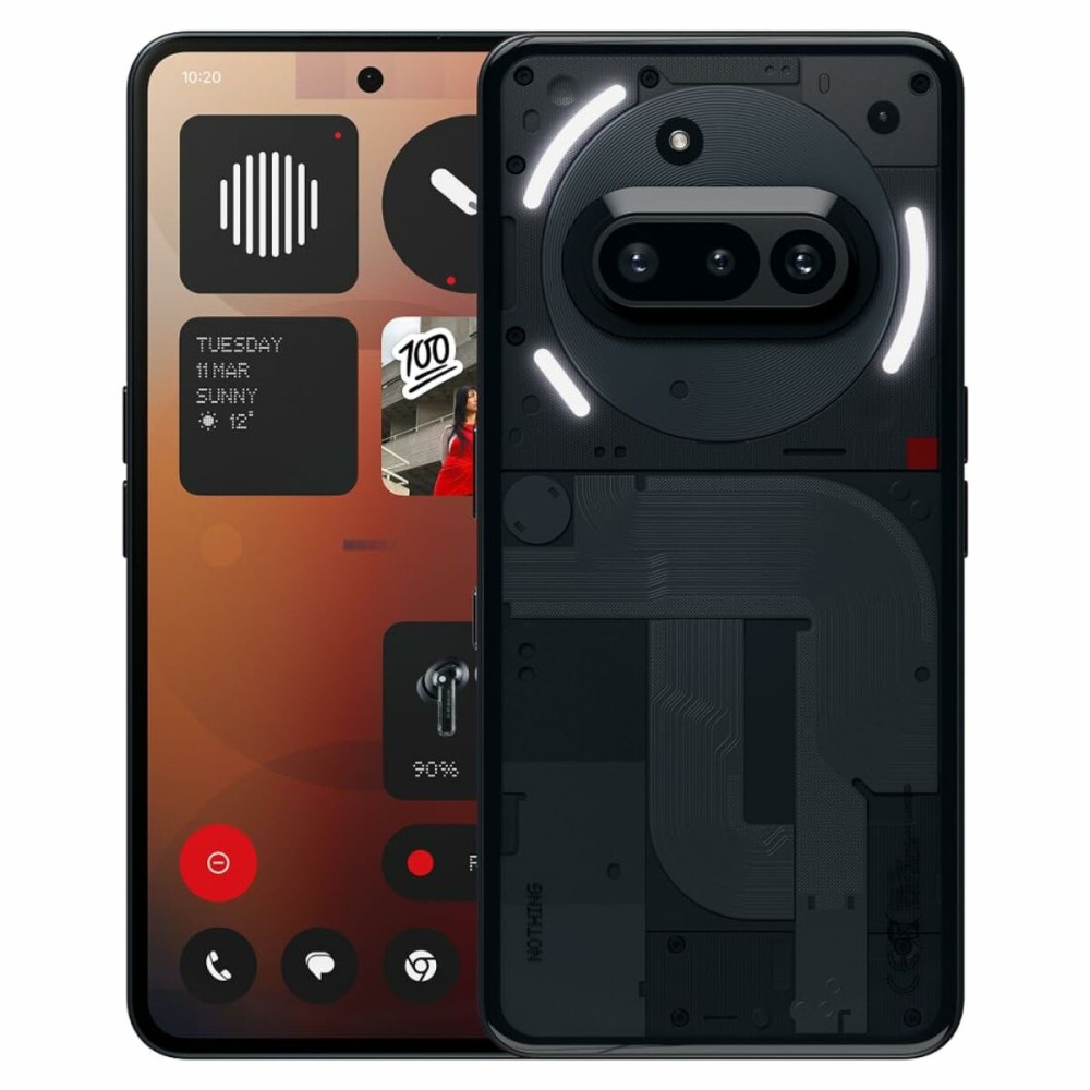 Smartphone Nothing phone A10400142 Octa Core 8 GB RAM 128 GB Schwarz