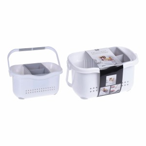 Abtropfbehälter für Besteck Excellent Houseware Weiß 23 x 12,5 x 12 cm