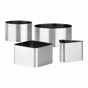 Anrichte-Form Tescoma Grandchef Grau Metall Edelstahl (4 Stück)