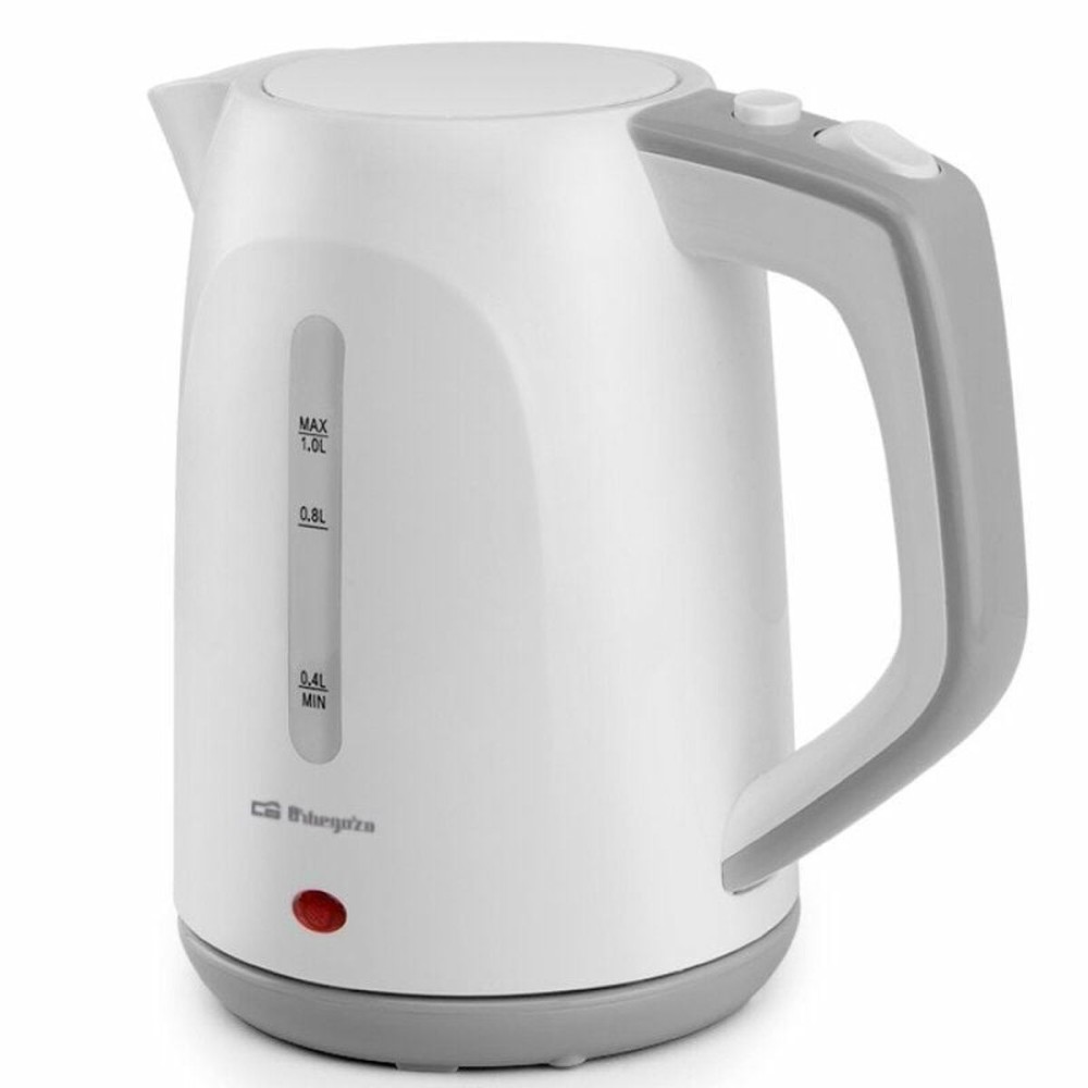 Kettle Orbegozo KT 5011 White Plastic 1100 W 1 L