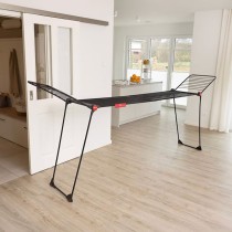 Corde à linge Vileda infinity flex ultimate extensible Noir mat 30 m