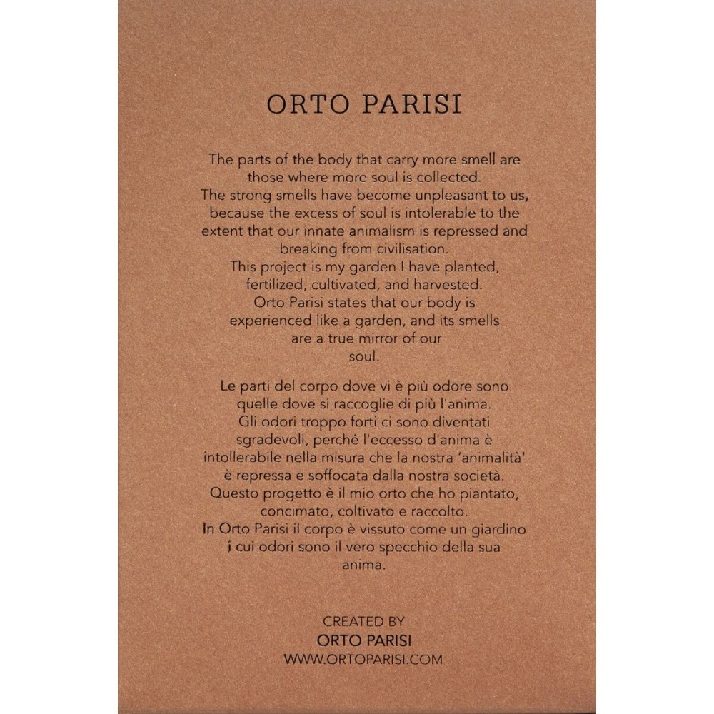 Unisex-Parfüm Orto Parisi SEMINALIS 50 ml Seminalis