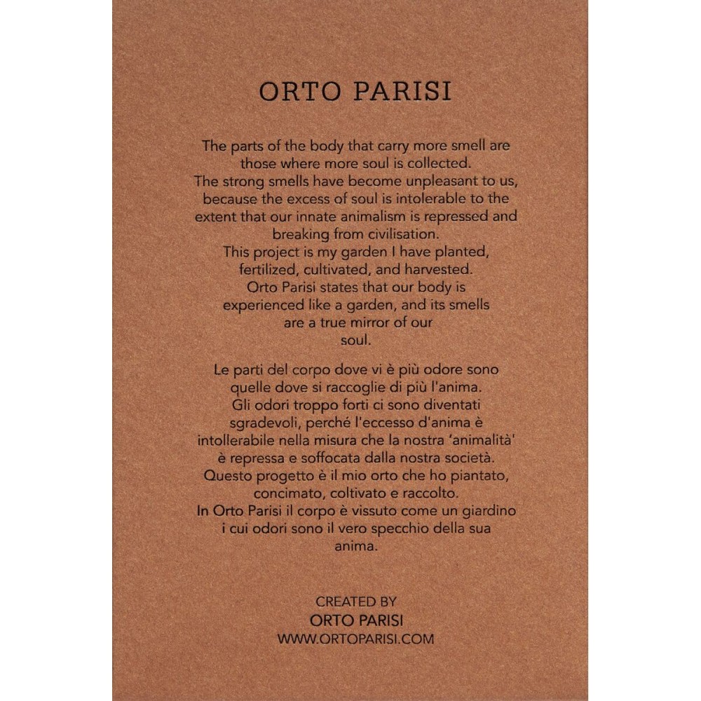 Unisex-Parfüm Orto Parisi STERCUS 50 ml