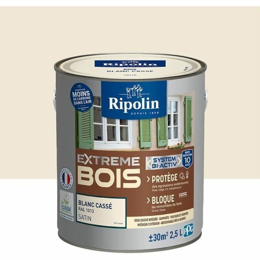 Peinture acrylique Ripolin Blanc 2,5 L Acrylique