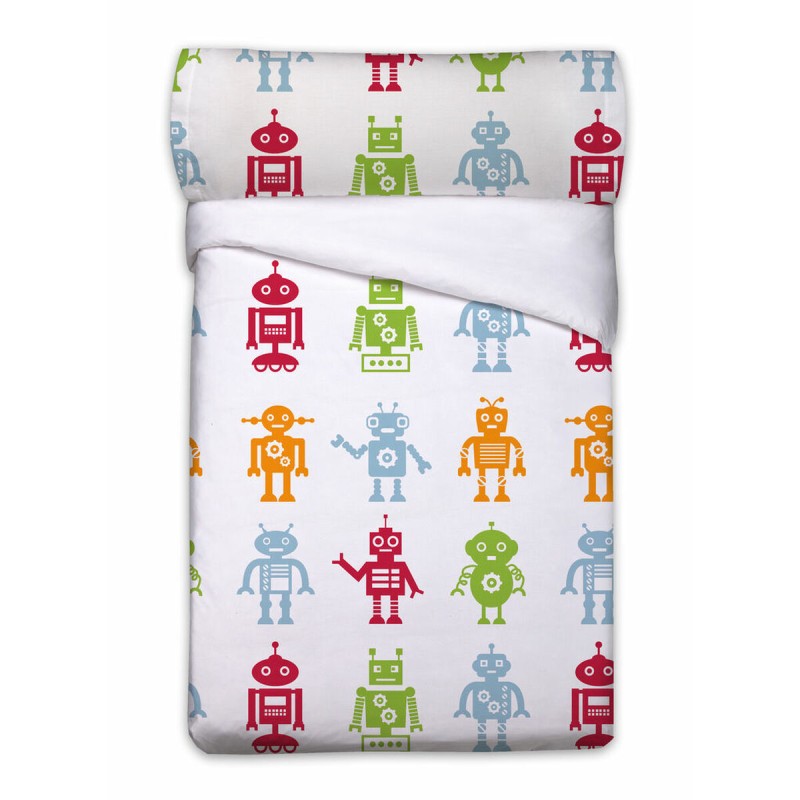 Duvet cover set Pierre Cardin Robots White Single 3 Pieces