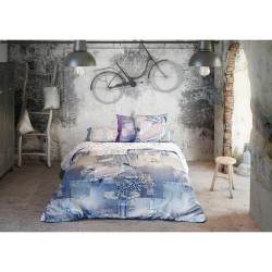 Housse de Couette Lois GENOVA P. Bleu 144 Fils 240 x 230 cm