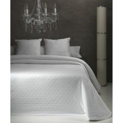 Bedspread (quilt) Hosteline CARMINA White King size (1 Piece)