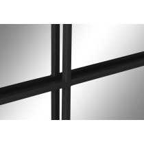 Wandspiegel Home ESPRIT Schwarz Fenster 122 x 2 x 122 cm