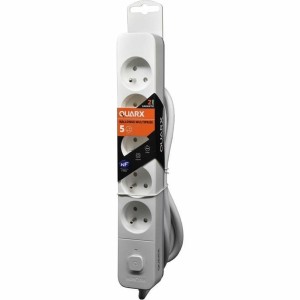 Power Socket - 5 sockets with Switch QUARX (3 m)