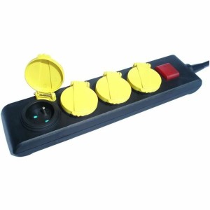 Steckdosenleiste mit 4 Steckdosen mit Schalter GAO (1,5 m)