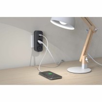 Steckdosenleiste mit 2 Steckdosen mit Schalter QUARX 3680 W
