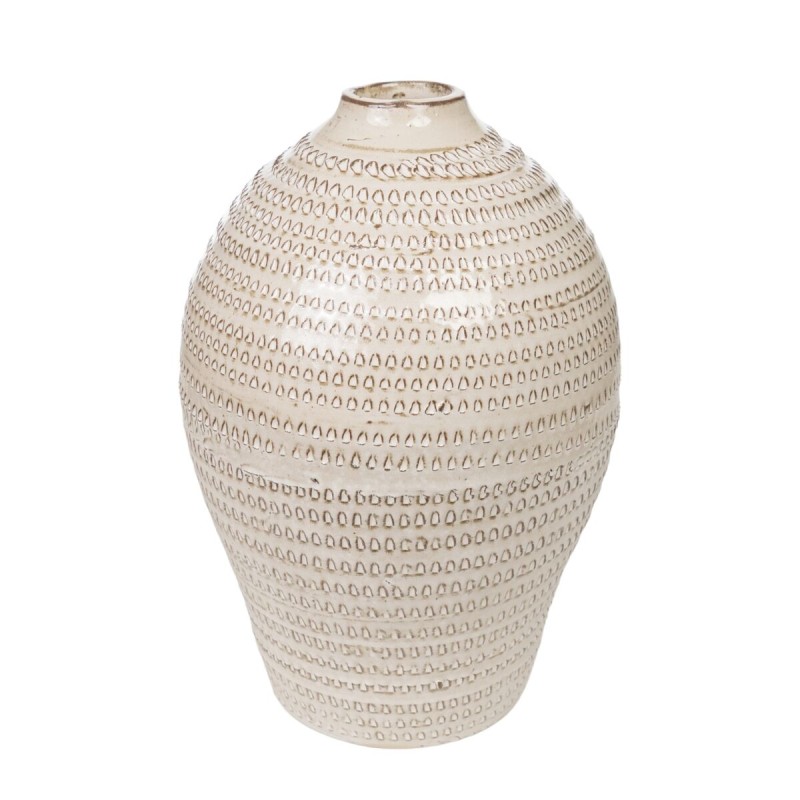 Blumenvase Romimex Beige Terrakotta 19 x 28 x 19 cm