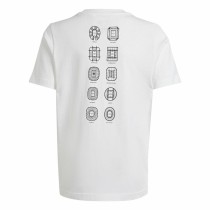 Kurzarm-T-Shirt Adidas EURO 24 Weiß