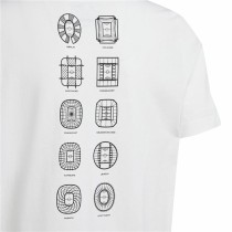 Kurzarm-T-Shirt Adidas EURO 24 Weiß
