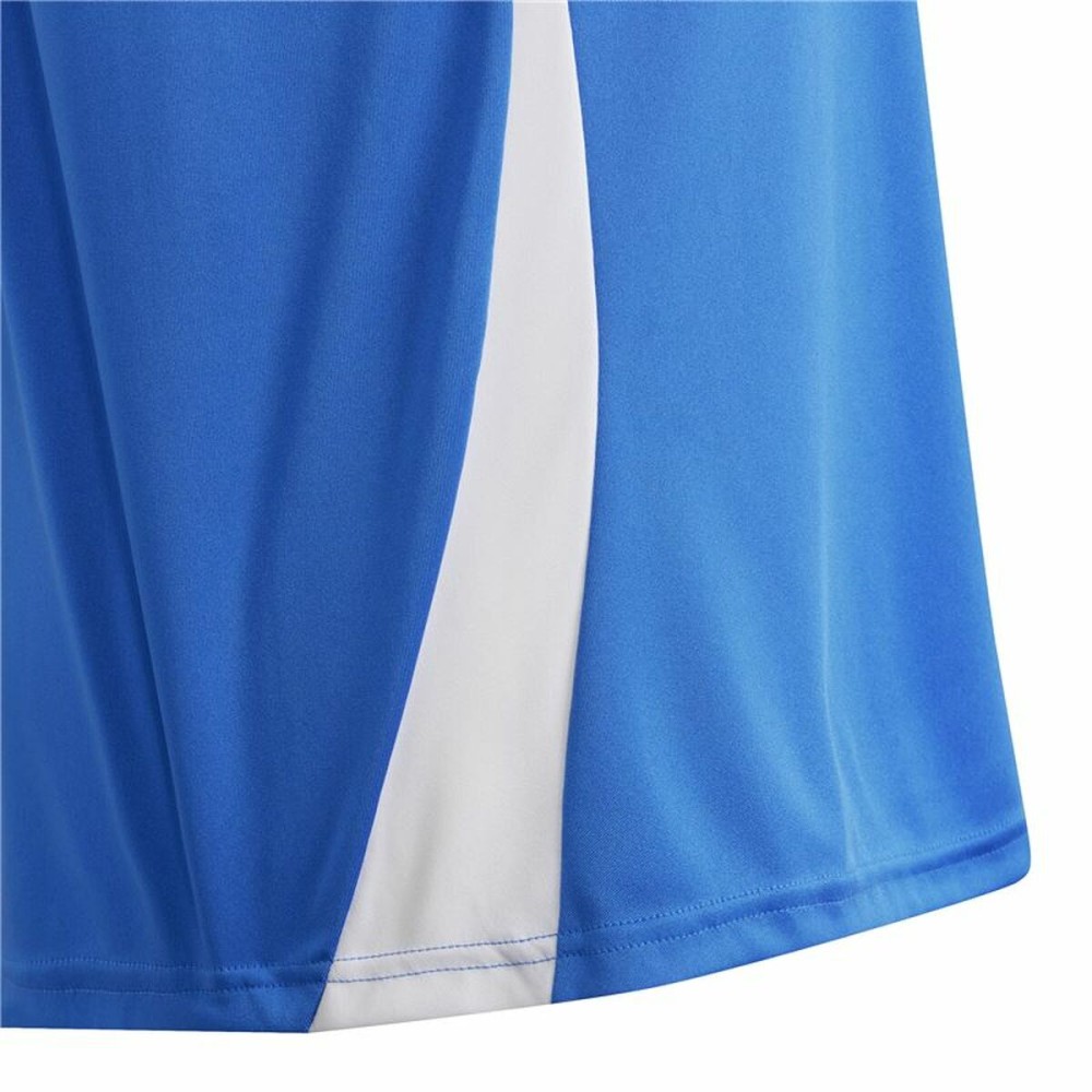 Kurzärmiges Fußball T-Shirt für Männer Adidas Italia 1ª 24 Blau