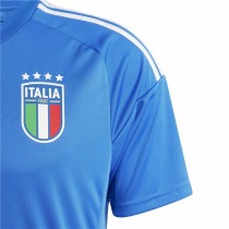Kurzärmiges Fußball T-Shirt für Männer Adidas Italia 1ª 24 Blau
