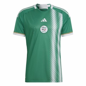 Kurzärmiges Fußball T-Shirt für Männer Adidas Algeria 22/23 grün