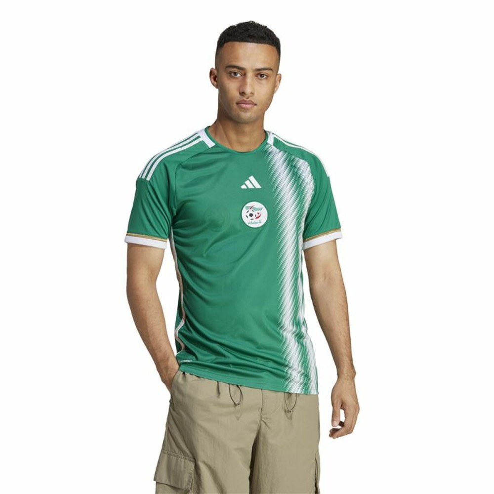 Kurzärmiges Fußball T-Shirt für Männer Adidas Algeria 22/23 grün