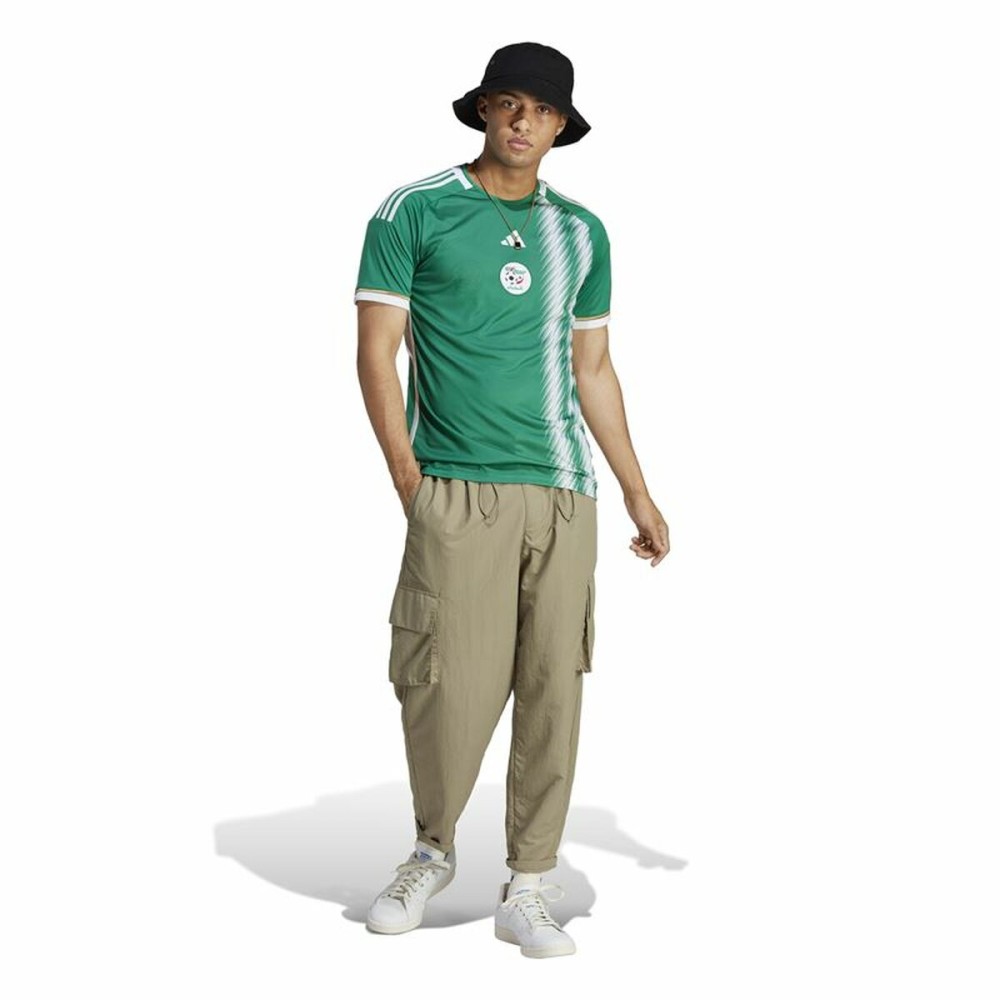 Kurzärmiges Fußball T-Shirt für Männer Adidas Algeria 22/23 grün