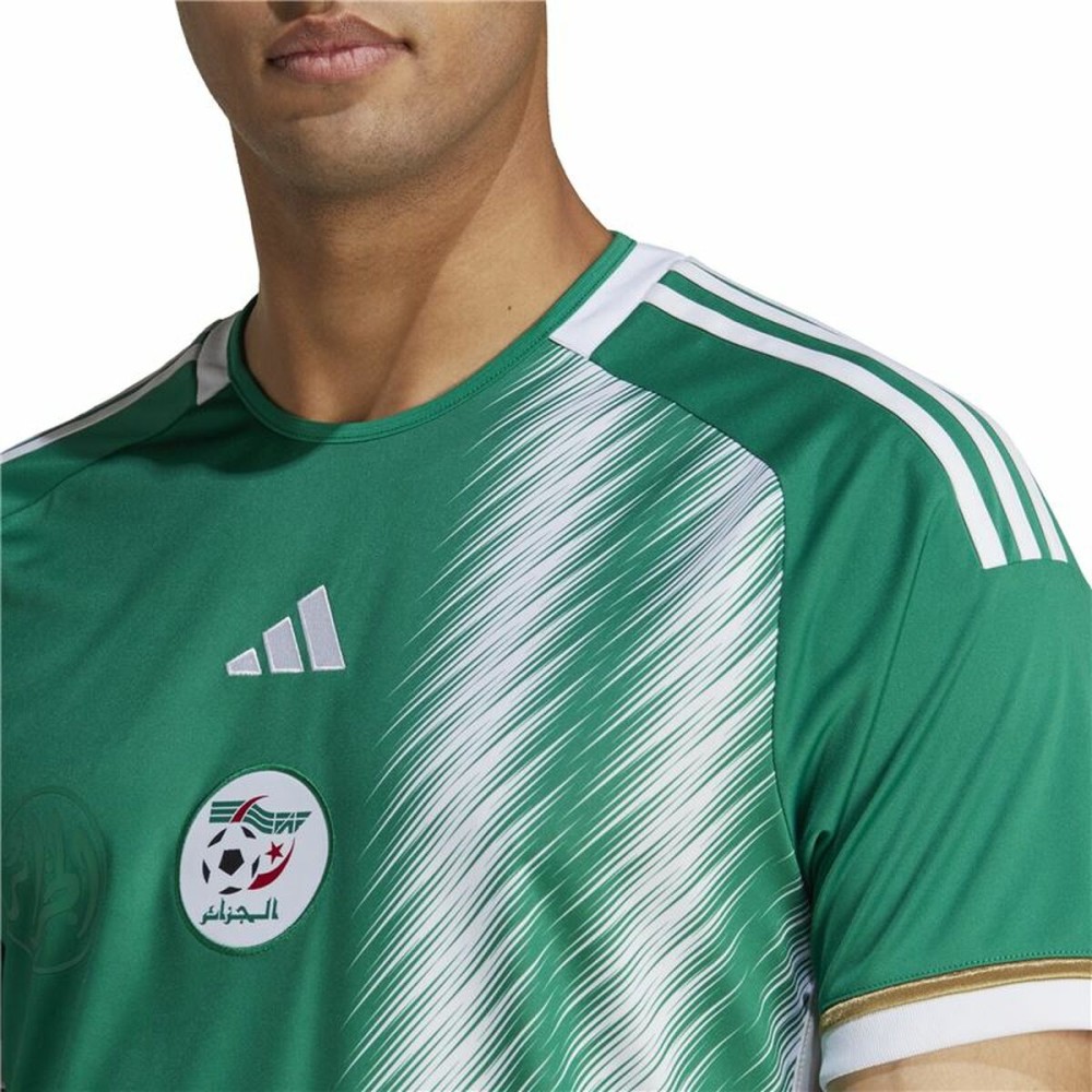 Kurzärmiges Fußball T-Shirt für Männer Adidas Algeria 22/23 grün