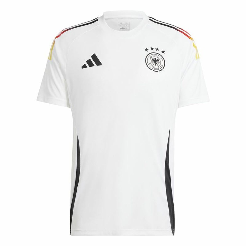 Kurzärmiges Fußball T-Shirt für Männer Adidas Deutschland 24 1ª Weiß