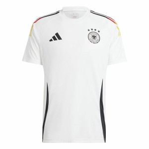 Kurzärmiges Fußball T-Shirt für Männer Adidas Deutschland 24 1ª Weiß