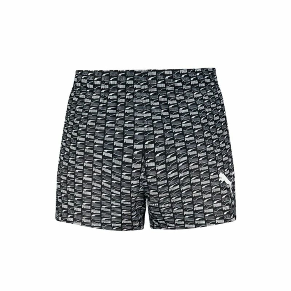 Men’s Bathing Costume Puma Puma Logo Print 1P Black