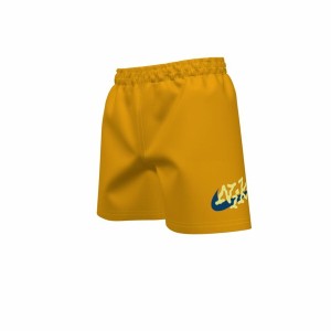 Children’s Bathing Costume Nike 4" Volley Short Ocre