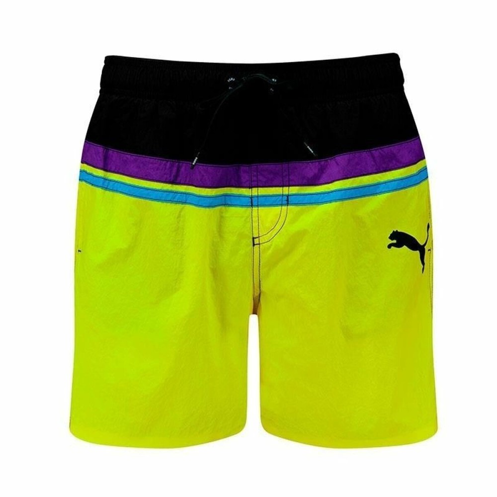 Men’s Bathing Costume Puma Heritage Mid Lime Light Green