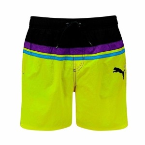 Men’s Bathing Costume Puma Heritage Mid Lime Light Green