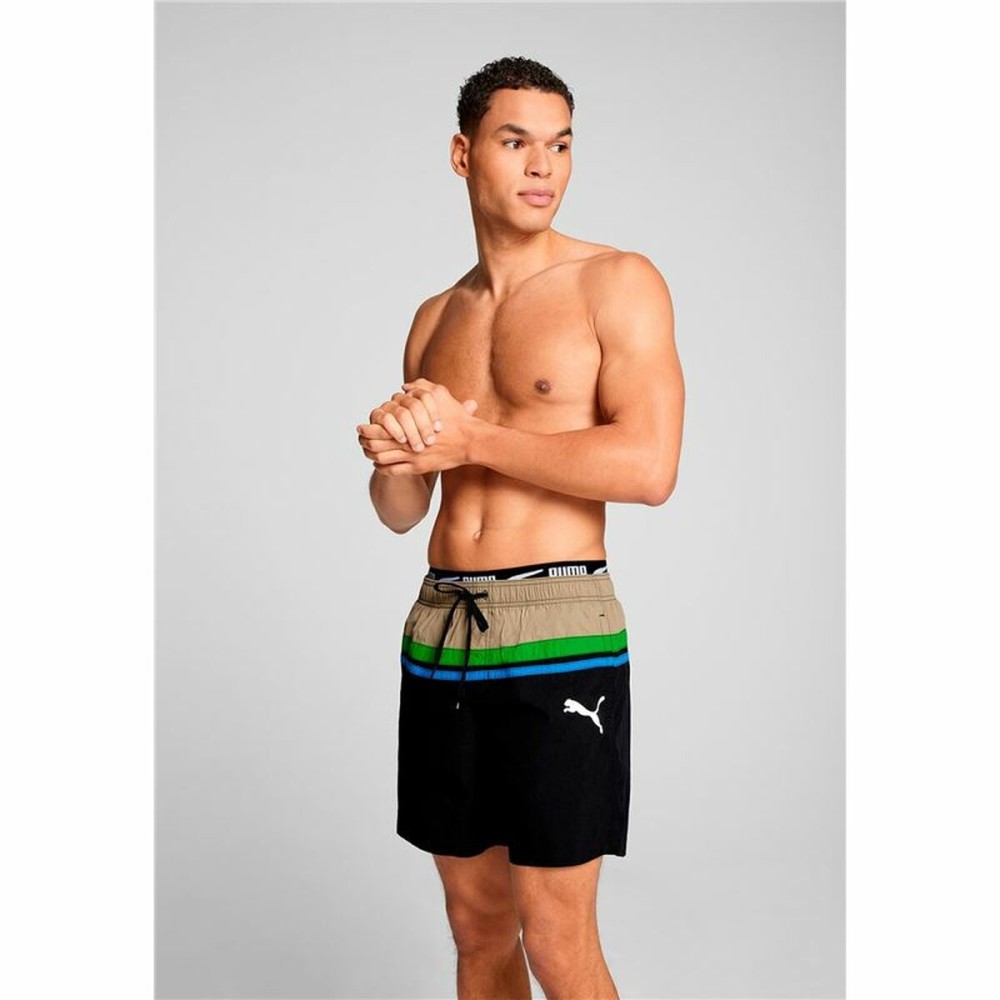 Men’s Bathing Costume Puma Heritage Mid Black