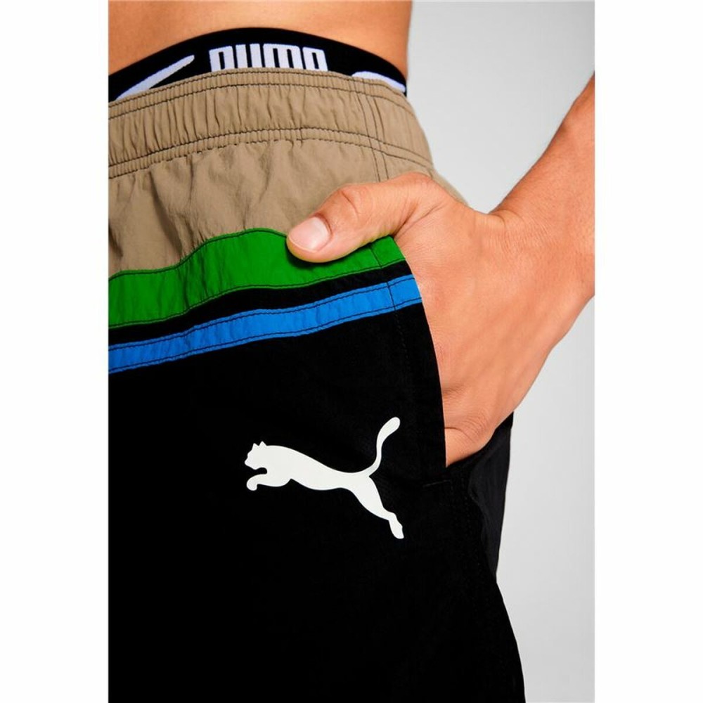 Men’s Bathing Costume Puma Heritage Mid Black