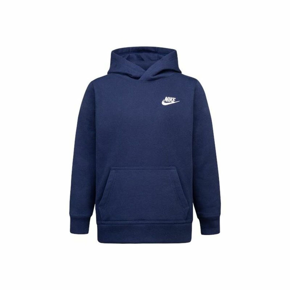 Children’s Hoodie Nike Club Fleece Blue Navy Blue