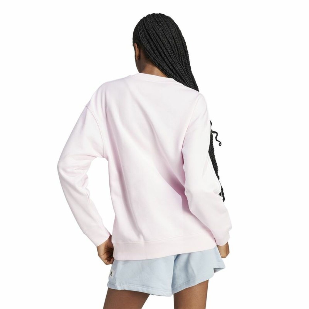 Sweat sans capuche femme Adidas 3S Ft Swt Rose