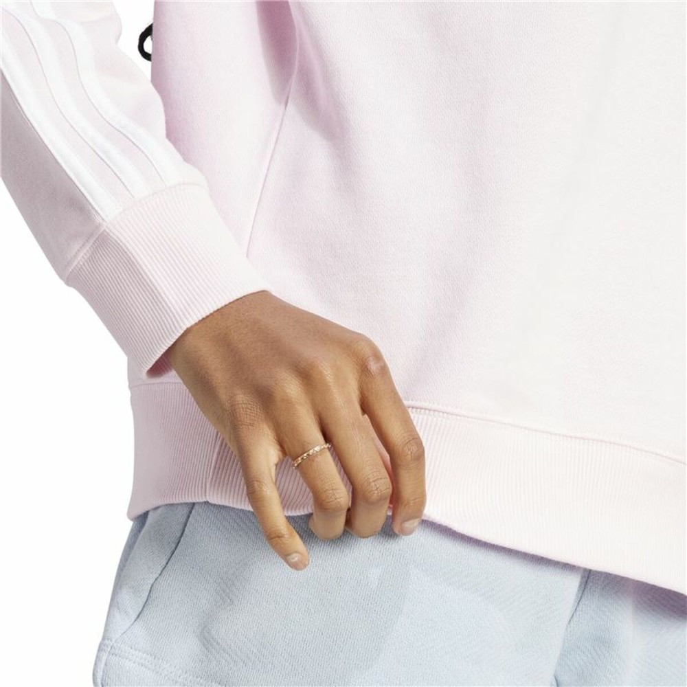 Women’s Sweatshirt without Hood Adidas 3S Ft Swt Pink