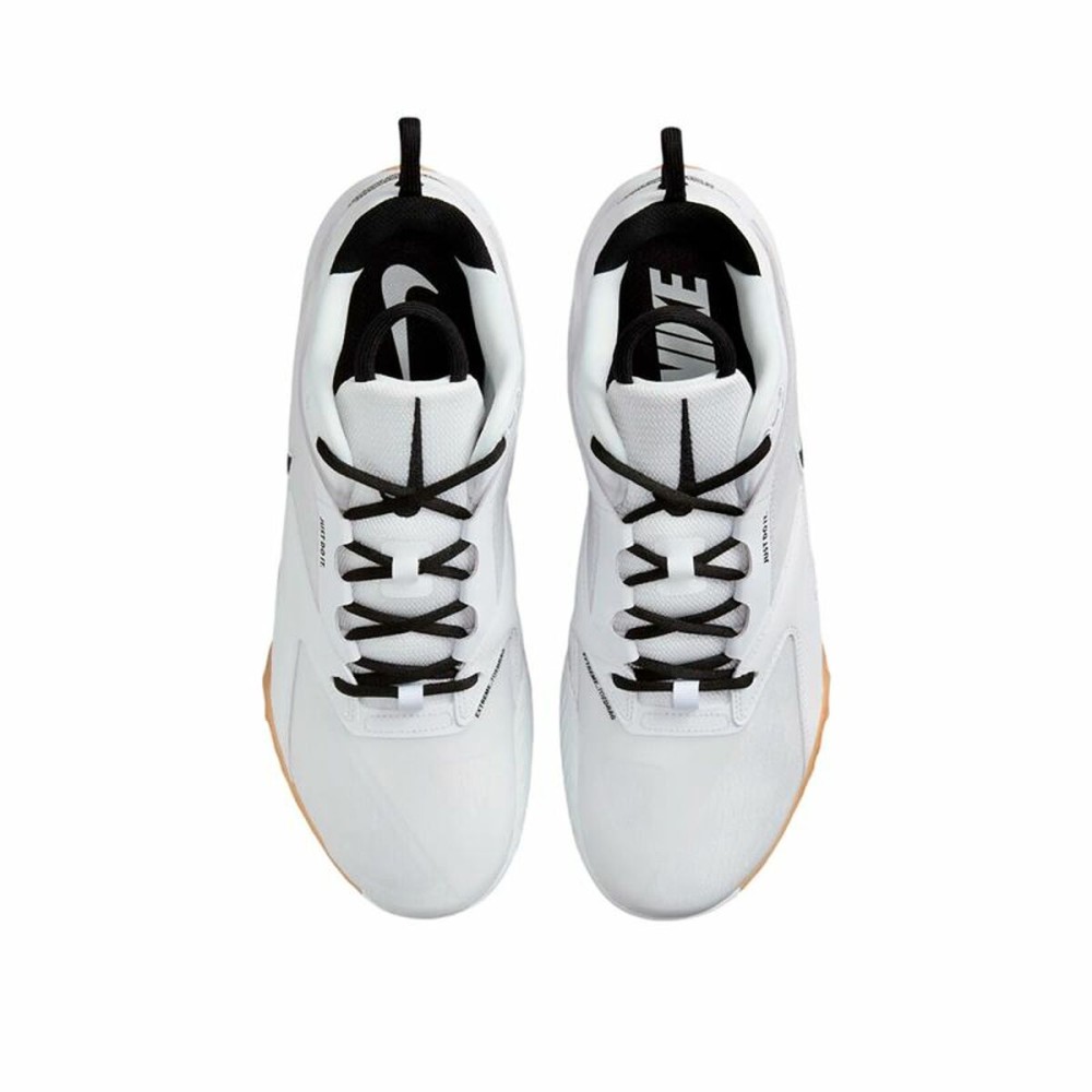Basketballschuhe für Erwachsene Nike Airzoom Hyper Ace 3 Weiß Schwarz