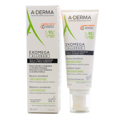 Facial Cream A-Derma Exomega Allergo