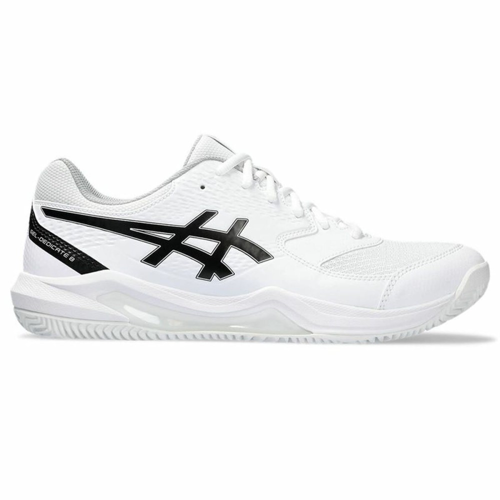 Tennisschuhe für Männer Asics Gel-Dedicate 8 Clay Weiß