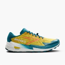 Running Shoes for Adults Brooks Catamount 4 Yellow Turquoise