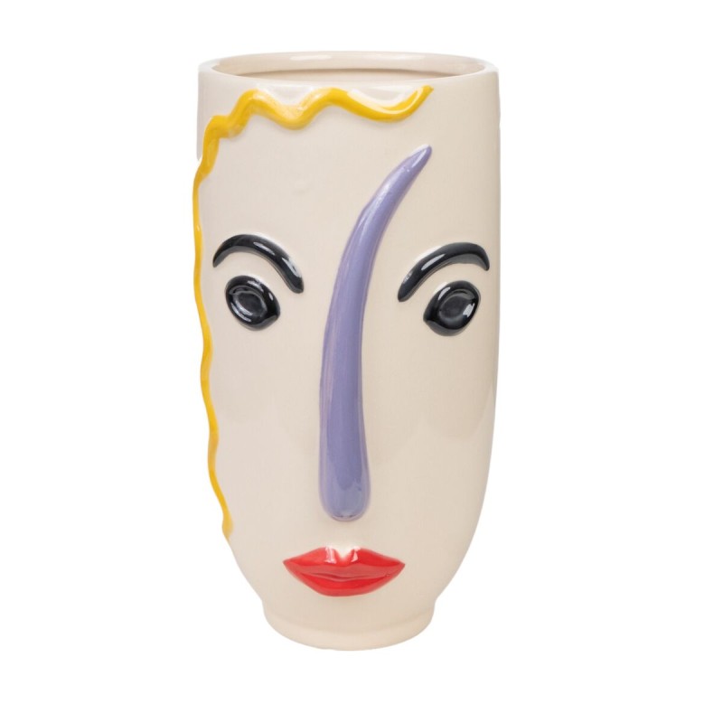 Vase Romimex Multicouleur Céramique Visage 16 x 30 x 16 cm