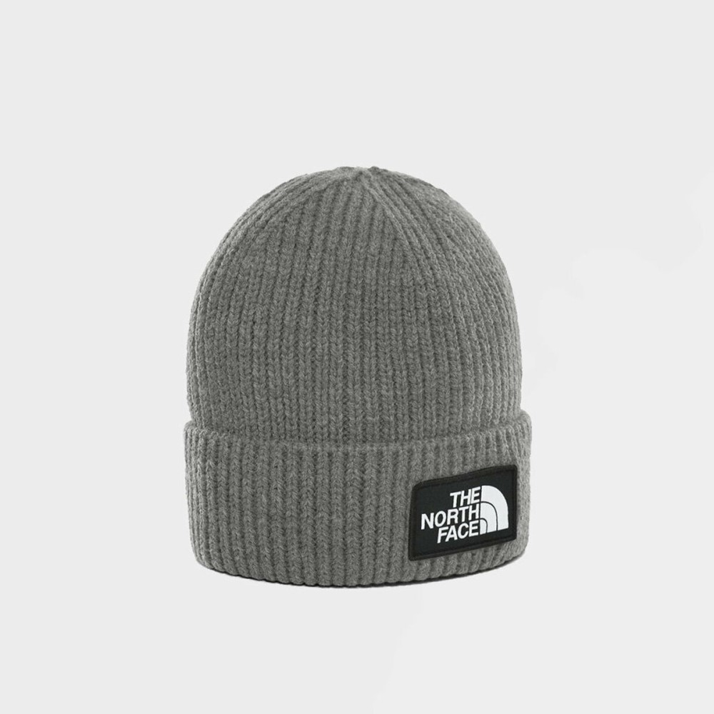 Hat The North Face Tnf Logo Box Cuffed Beanie NF0A3FJXDYY1 Grey
