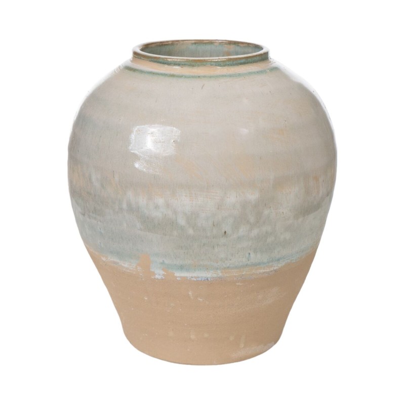 Vase Romimex Bleu Beige Terre cuite 25 x 29 x 25 cm