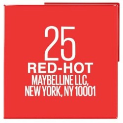 Lippgloss Maybelline SuperStay 25-red-hot