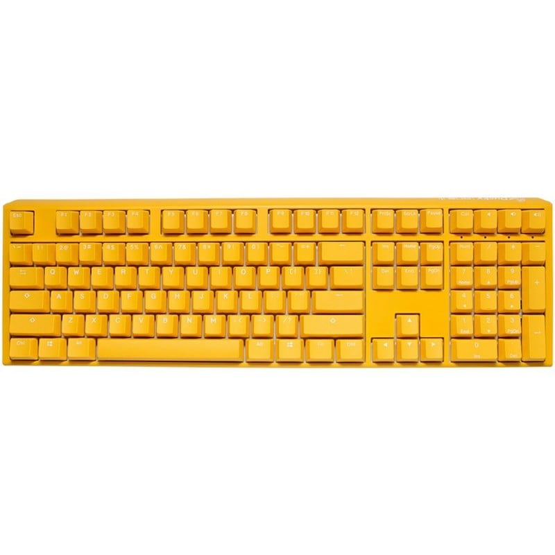 Wireless Keyboard Ducky DKON2108ST-PUSPDYDYYYC1 Yellow Monochrome QWERTY