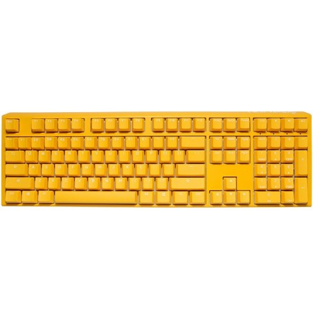 Drahtlose Tastatur Ducky DKON2108ST-PUSPDYDYYYC1 Gelb Schwarzweiß QWERTY